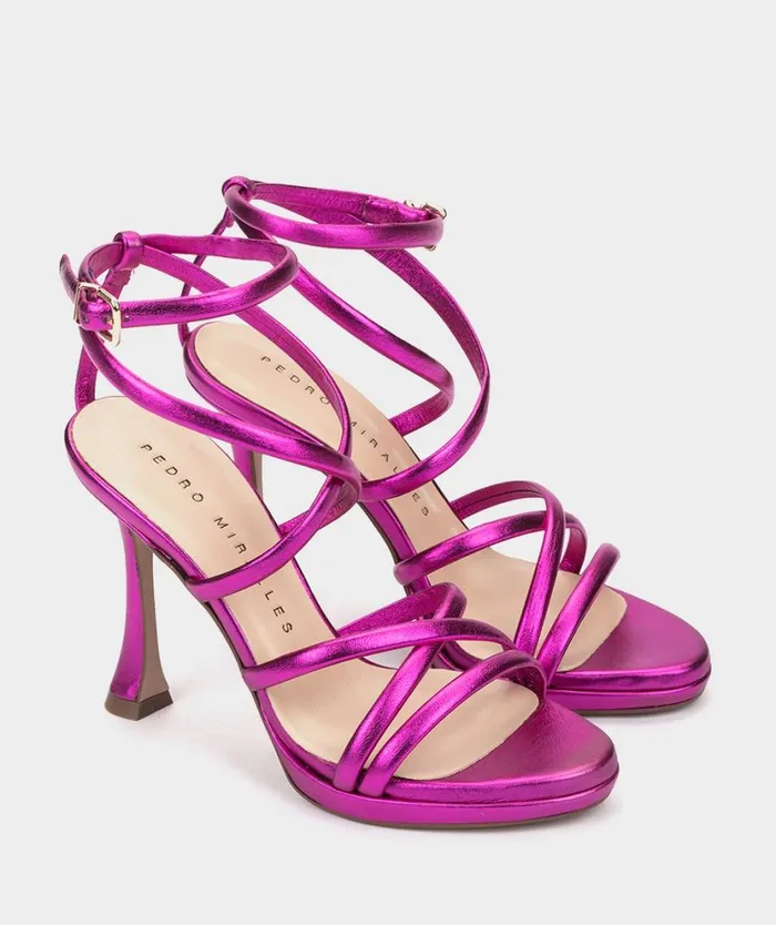Pedro Miralles Heeled Sandals LAS VEGAS Napa Metal Ketton 8211 Woman Pedro Miralles Heeled Sandals LAS VEGAS Napa Metal Ketton 8211 Woman