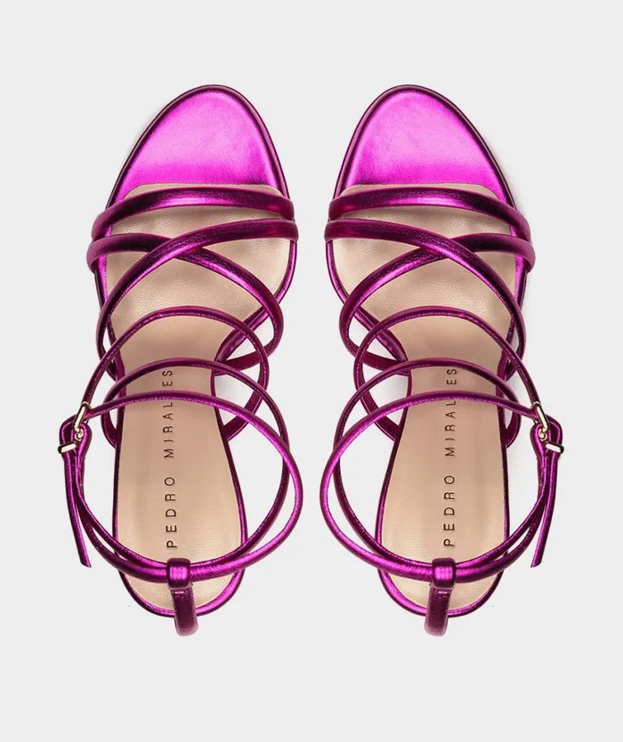Pedro Miralles Heeled Sandals LAS VEGAS Napa Metal Ketton 8211 Woman Pedro Miralles Heeled Sandals LAS VEGAS Napa Metal Ketton 8211 Woman