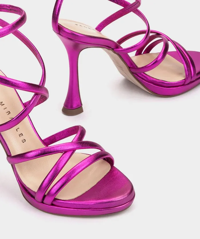 Pedro Miralles Heeled Sandals LAS VEGAS Napa Metal Ketton 8211 Woman Pedro Miralles Heeled Sandals LAS VEGAS Napa Metal Ketton 8211 Woman