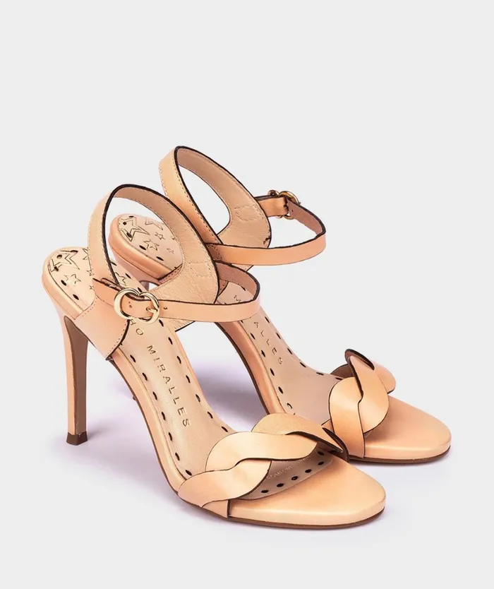 Pedro Miralles Heeled Sandals LIRIA Natur Nude 8211 Woman Pedro Miralles Heeled Sandals LIRIA Natur Nude 8211 Woman