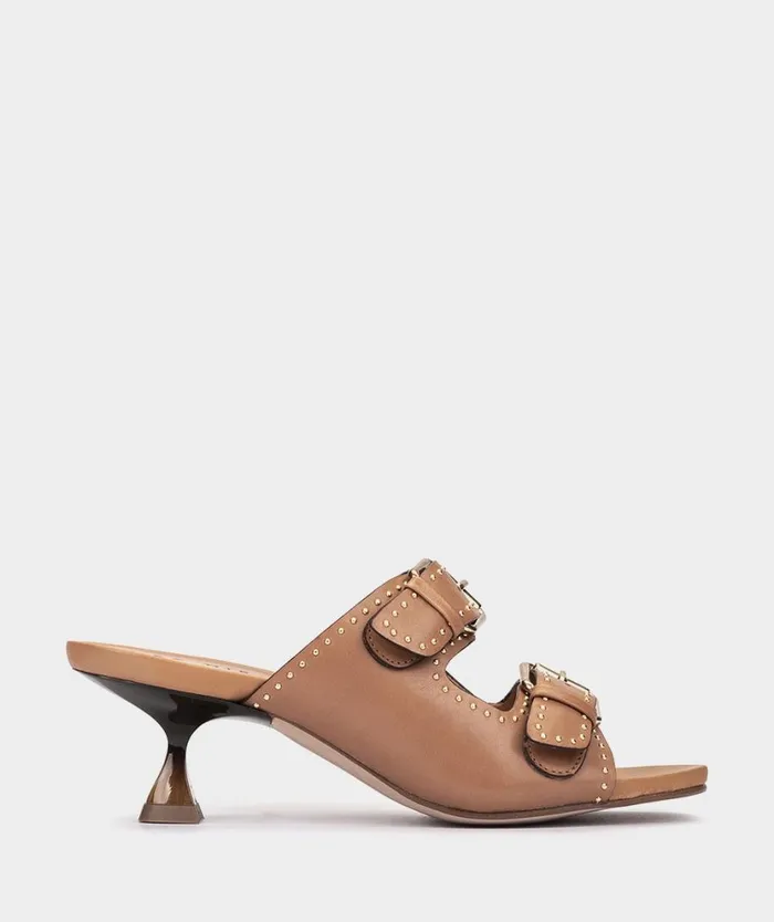 Pedro Miralles Heeled Sandals LUGO Alfa Caramel 8211 Woman