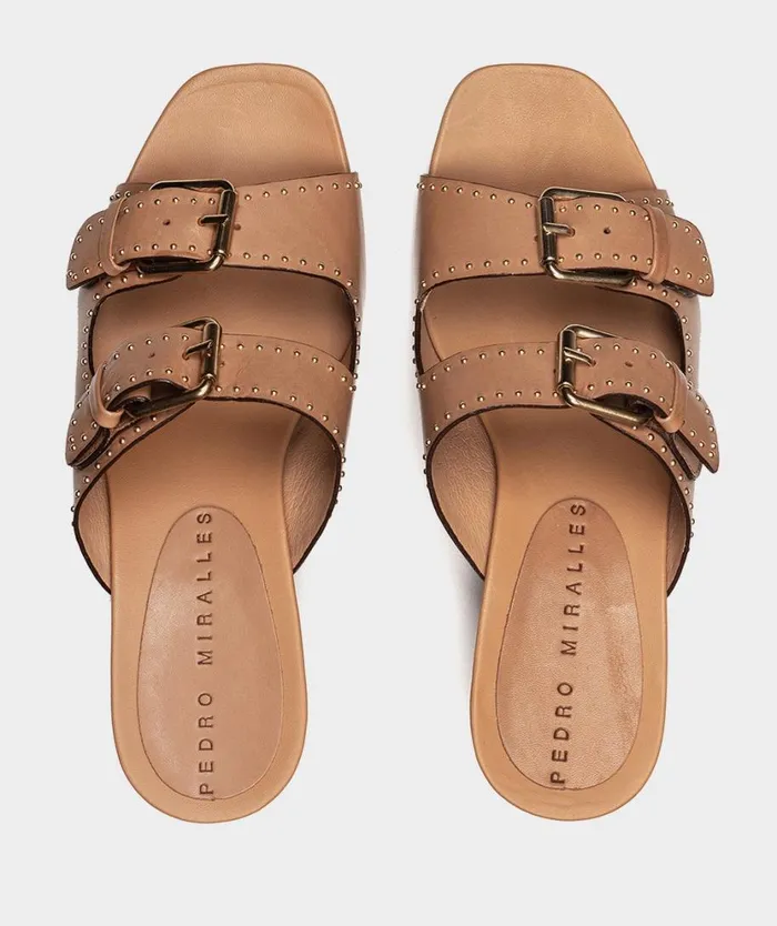 Pedro Miralles Heeled Sandals LUGO Alfa Caramel 8211 Woman Pedro Miralles Heeled Sandals LUGO Alfa Caramel 8211 Woman