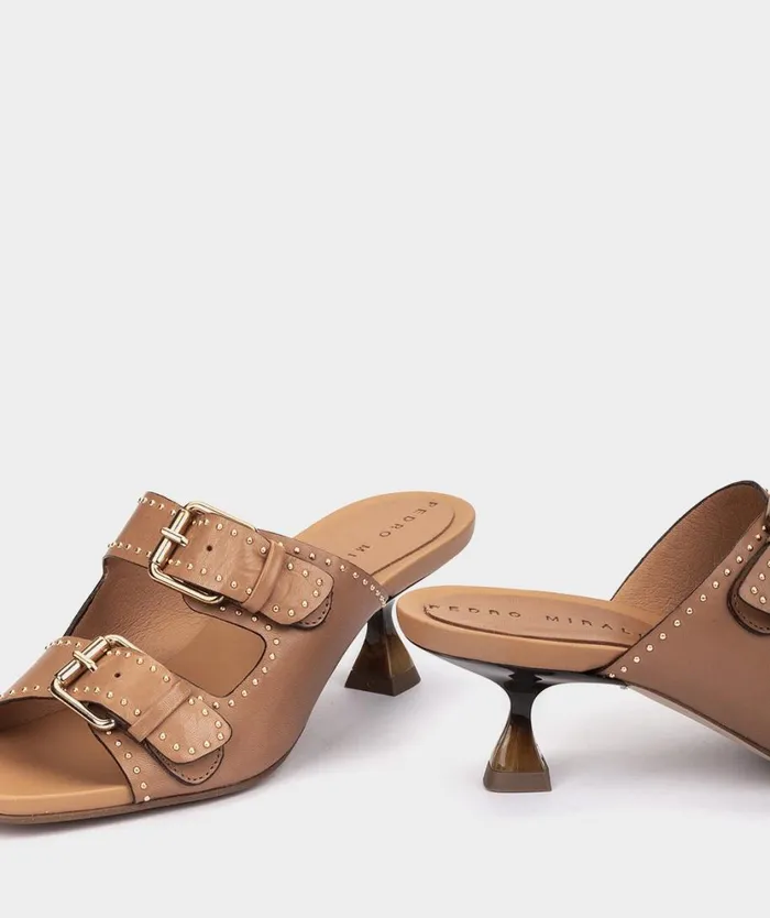 Pedro Miralles Heeled Sandals LUGO Alfa Caramel 8211 Woman Pedro Miralles Heeled Sandals LUGO Alfa Caramel 8211 Woman