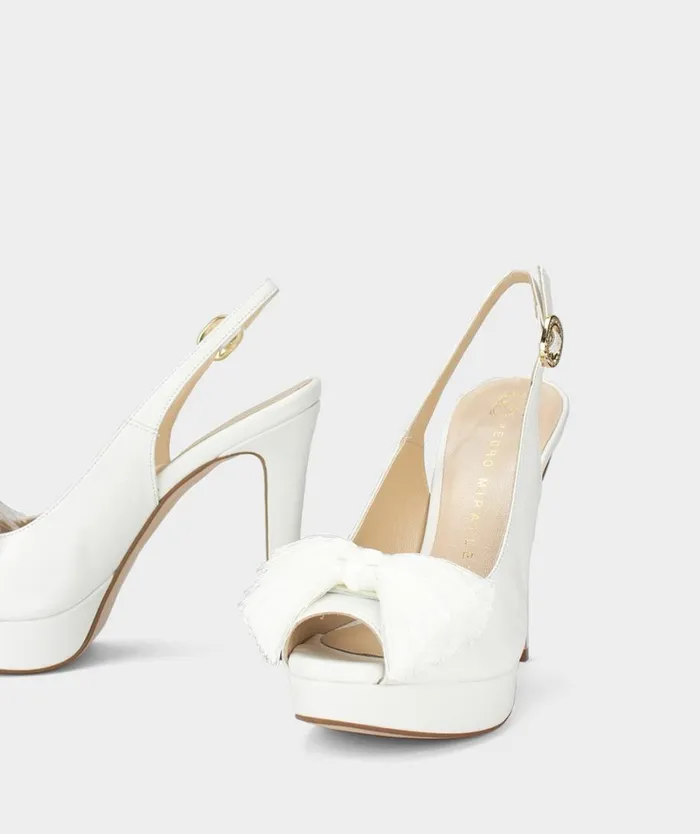 Pedro Miralles Heeled Sandals MALINAS Nacarado Perla 8211 Woman Pedro Miralles Heeled Sandals MALINAS Nacarado Perla 8211 Woman