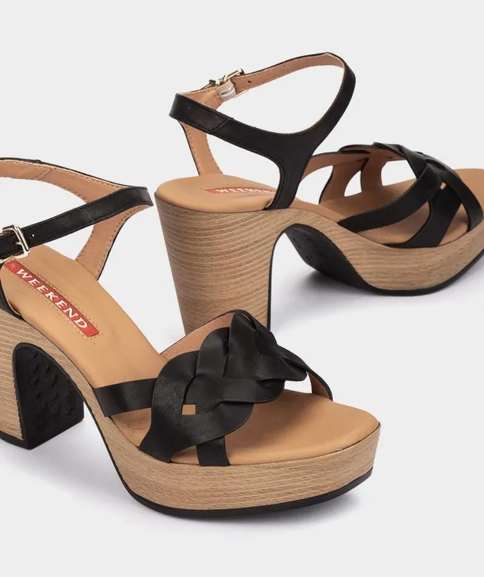 Pedro Miralles Heeled Sandals MALTA Alfa Negro 8211 Woman Pedro Miralles Heeled Sandals MALTA Alfa Negro 8211 Woman