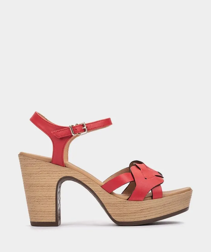 Pedro Miralles Heeled Sandals MALTA Alfa Rojo 8211 Woman Pedro Miralles Heeled Sandals MALTA Alfa Rojo 8211 Woman
