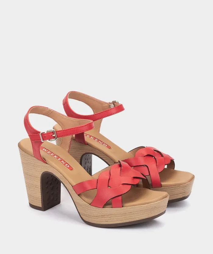 Pedro Miralles Heeled Sandals MALTA Alfa Rojo 8211 Woman Pedro Miralles Heeled Sandals MALTA Alfa Rojo 8211 Woman