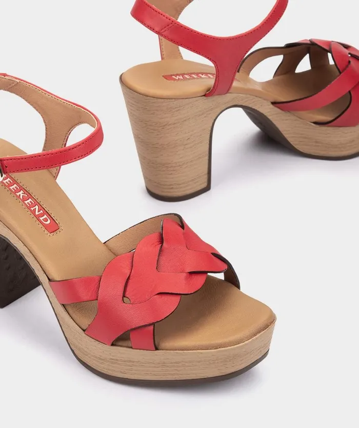 Pedro Miralles Heeled Sandals MALTA Alfa Rojo 8211 Woman Pedro Miralles Heeled Sandals MALTA Alfa Rojo 8211 Woman