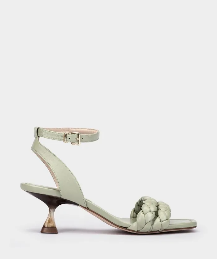 Pedro Miralles Heeled Sandals MANISES Cloud Muschio 8211 Woman