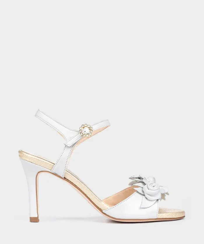 Pedro Miralles Heeled Sandals MARS Nacarado Perla 8211 Woman