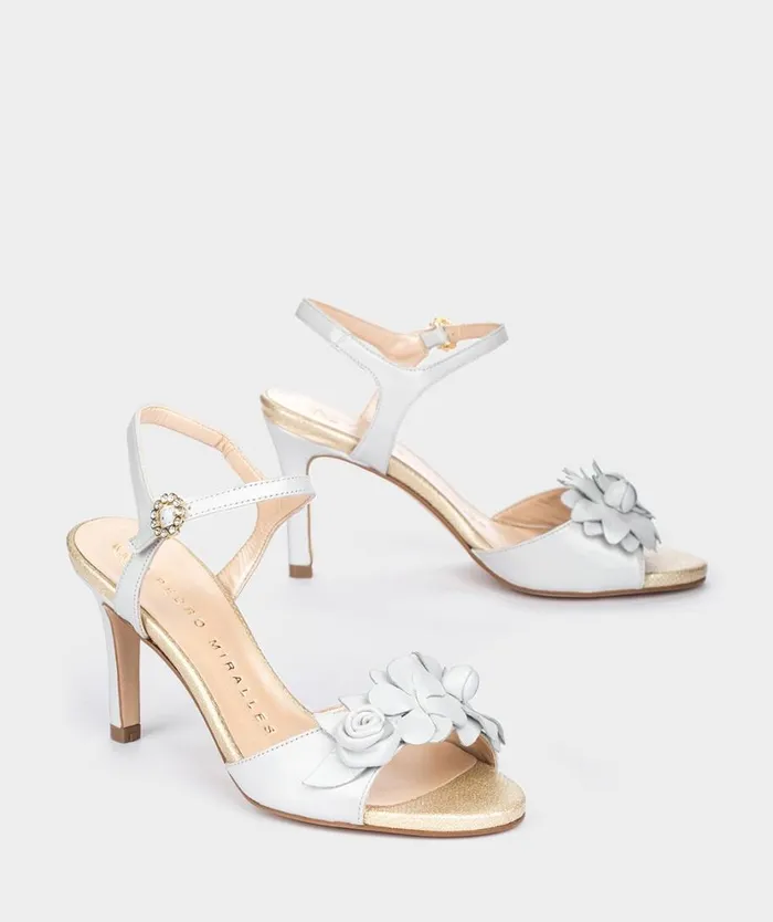 Pedro Miralles Heeled Sandals MARS Nacarado Perla 8211 Woman Pedro Miralles Heeled Sandals MARS Nacarado Perla 8211 Woman
