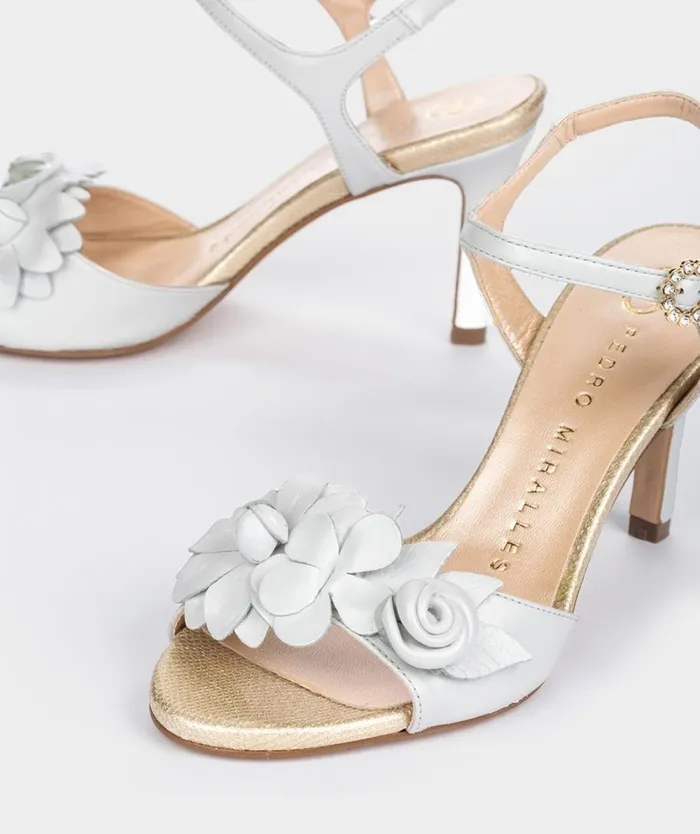 Pedro Miralles Heeled Sandals MARS Nacarado Perla 8211 Woman Pedro Miralles Heeled Sandals MARS Nacarado Perla 8211 Woman