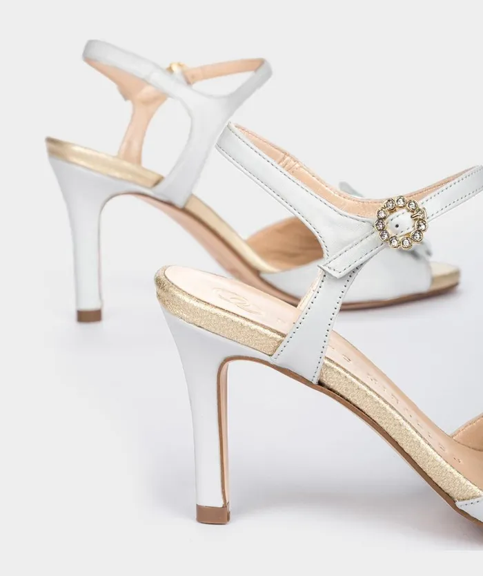 Pedro Miralles Heeled Sandals MARS Nacarado Perla 8211 Woman Pedro Miralles Heeled Sandals MARS Nacarado Perla 8211 Woman
