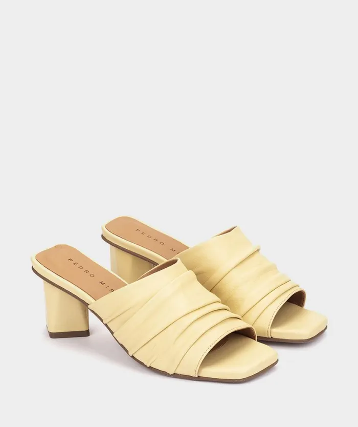 Pedro Miralles Heeled Sandals MEDINA Natur Lime 8211 Woman Pedro Miralles Heeled Sandals MEDINA Natur Lime 8211 Woman