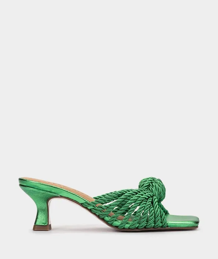 Pedro Miralles Heeled Sandals MINERVE Napa Metal Agata 8211 Woman