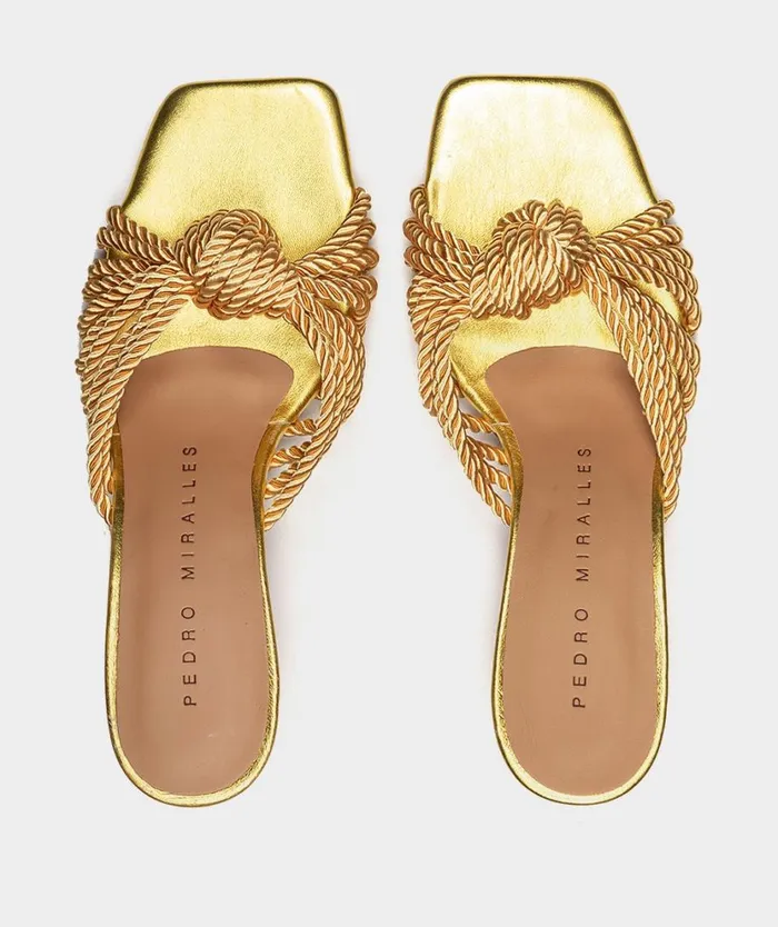 Pedro Miralles Heeled Sandals MINERVE Napa Metal Pomelo 8211 Woman Pedro Miralles Heeled Sandals MINERVE Napa Metal Pomelo 8211 Woman