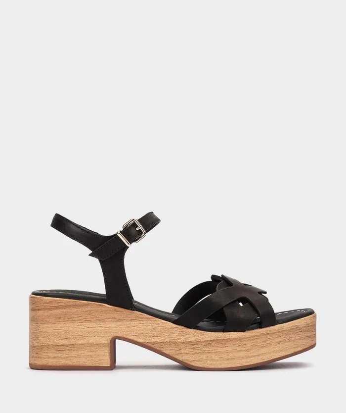 Pedro Miralles Heeled Sandals MINESSOTA Alfa Negro 8211 Woman