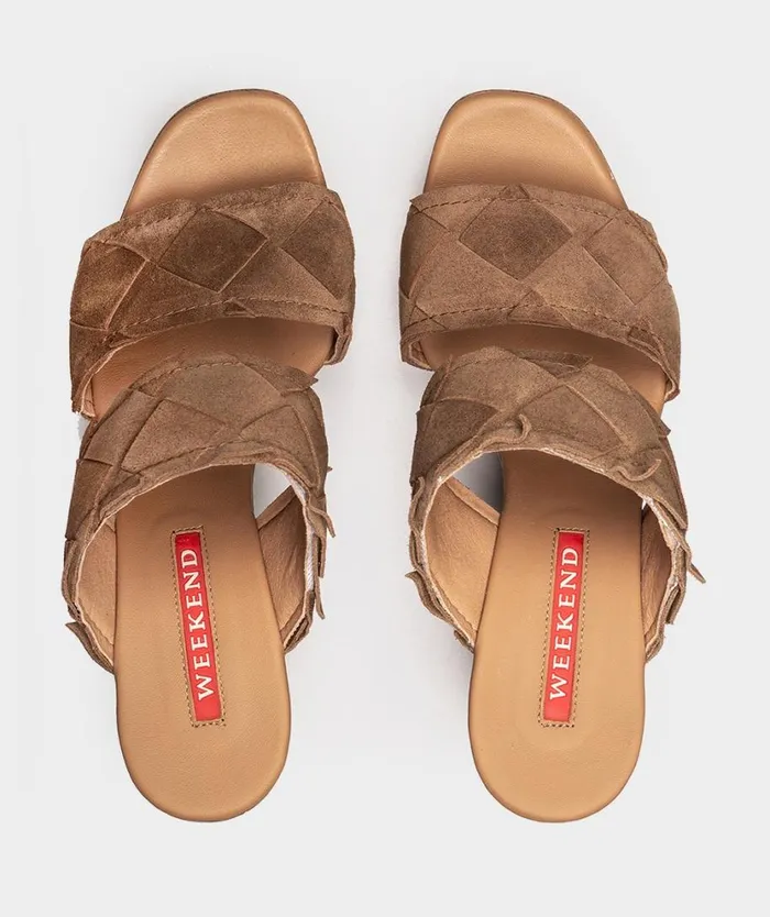 Pedro Miralles Heeled Sandals MONROE Velour Cuoio 8211 Woman Pedro Miralles Heeled Sandals MONROE Velour Cuoio 8211 Woman