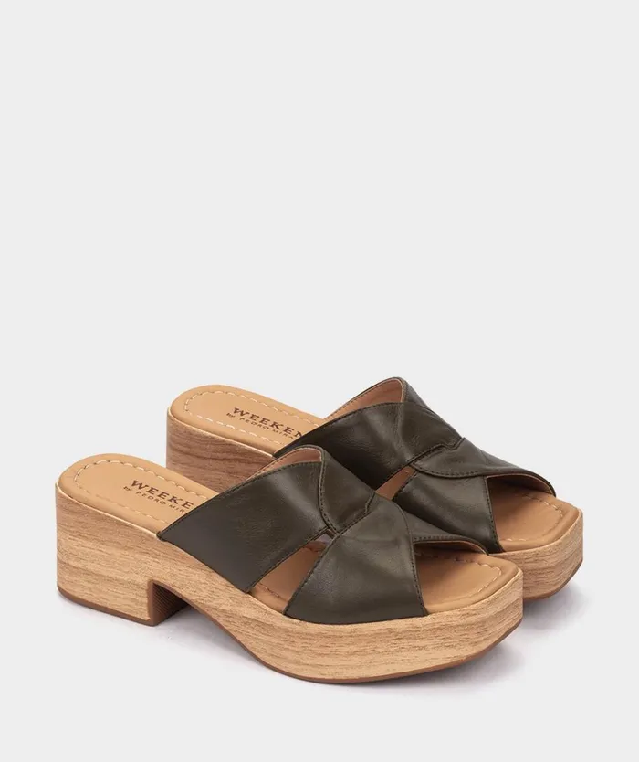 Pedro Miralles Heeled Sandals MONTANA Atenea Kaki 8211 Woman Pedro Miralles Heeled Sandals MONTANA Atenea Kaki 8211 Woman