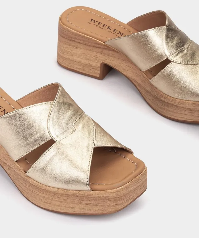 Pedro Miralles Heeled Sandals MONTANA Napa Metal Platino 8211 Woman Pedro Miralles Heeled Sandals MONTANA Napa Metal Platino 8211 Woman