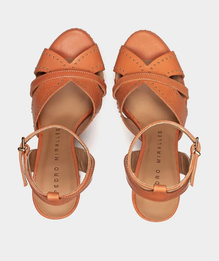 Pedro Miralles Heeled Sandals MONTEFIORALLE Alfa Orange 8211 Woman Pedro Miralles Heeled Sandals MONTEFIORALLE Alfa Orange 8211 Woman
