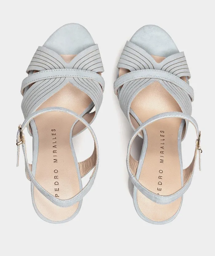 Pedro Miralles Heeled Sandals MONTEFIORALLE Ante Cielo 8211 Woman Pedro Miralles Heeled Sandals MONTEFIORALLE Ante Cielo 8211 Woman