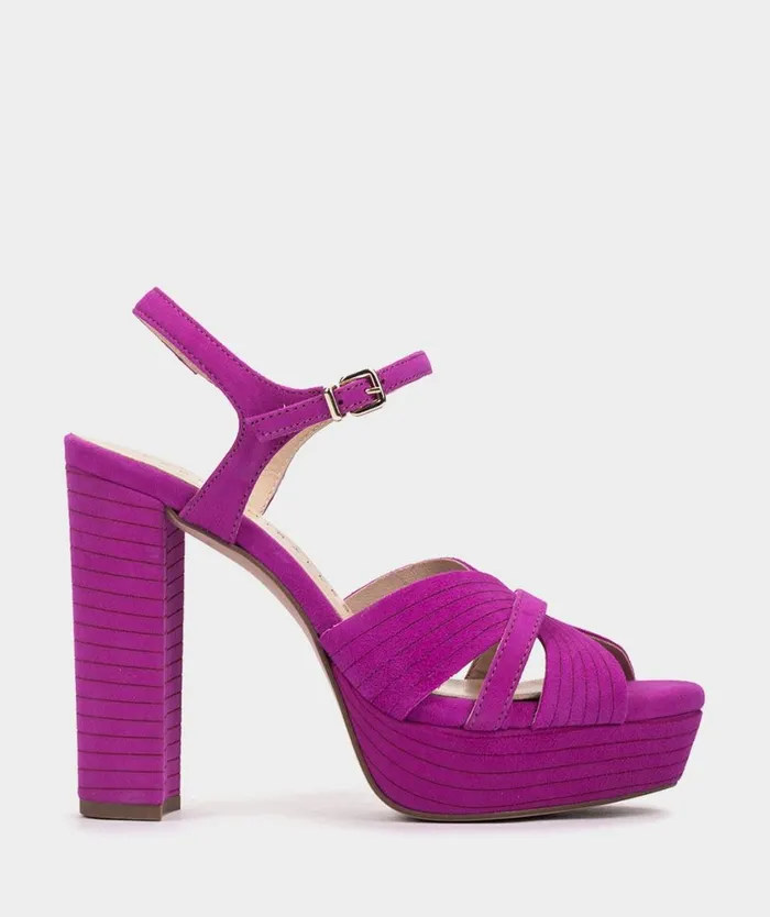 Pedro Miralles Heeled Sandals MONTEFIORALLE Ante Viola 8211 Woman