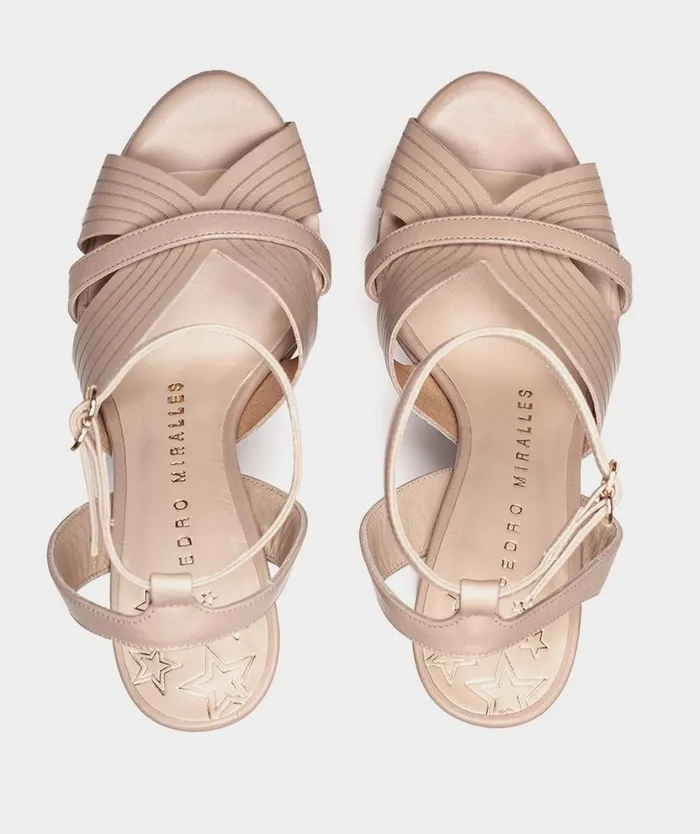 Pedro Miralles Heeled Sandals MONTEFIORALLE Vitello Peonia 8211 Woman Pedro Miralles Heeled Sandals MONTEFIORALLE Vitello Peonia 8211 Woman