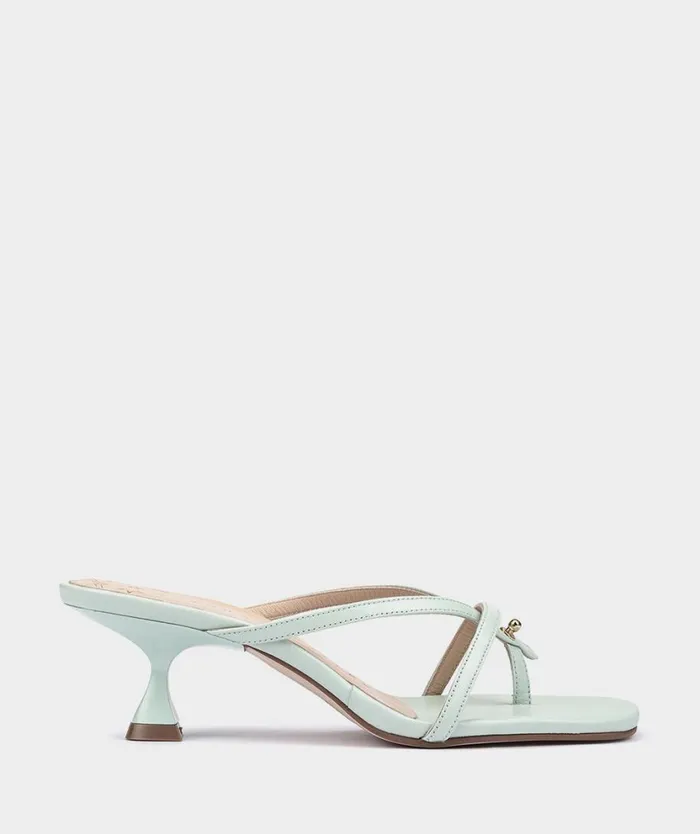 Pedro Miralles Heeled Sandals NERJA Natur Aqua Marina 8211 Woman