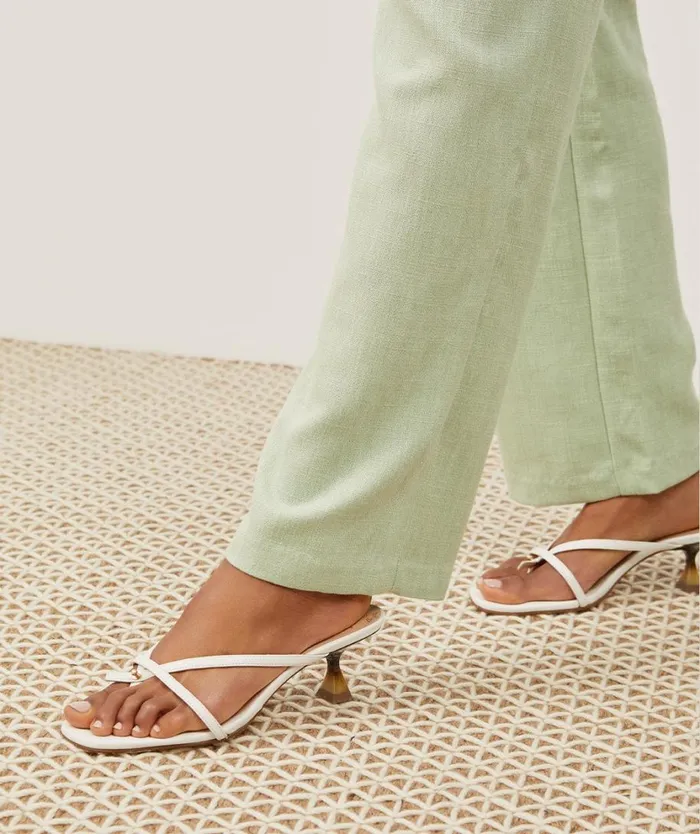 Pedro Miralles Heeled Sandals NERJA Natur Bianco 8211 Woman