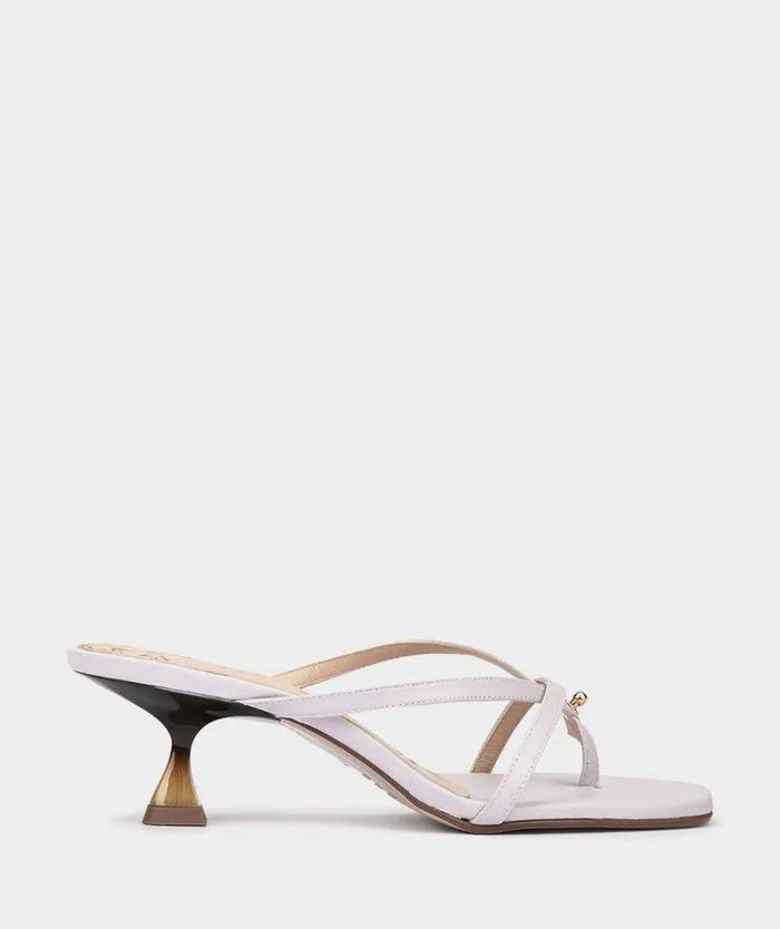 Pedro Miralles Heeled Sandals NERJA Natur Lila 8211 Woman