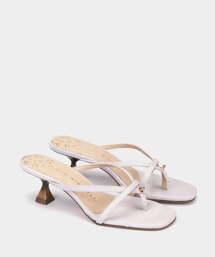 Pedro Miralles Heeled Sandals NERJA Natur Lila 8211 Woman Pedro Miralles Heeled Sandals NERJA Natur Lila 8211 Woman