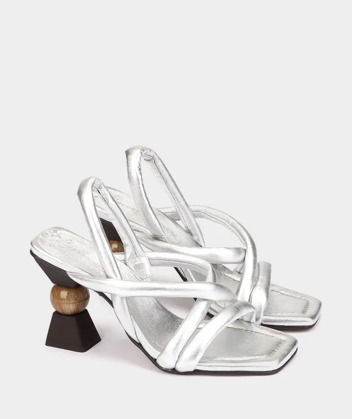 Pedro Miralles Heeled Sandals NEVADA Could Metal Plata 8211 Woman Pedro Miralles Heeled Sandals NEVADA Could Metal Plata 8211 Woman