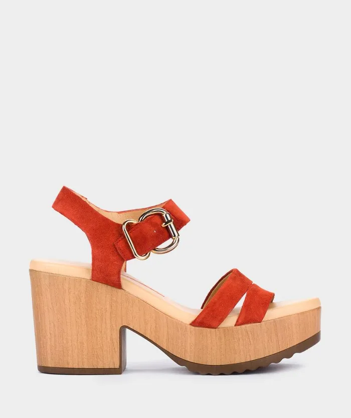 Pedro Miralles Heeled Sandals NIGARA Baby Silk Teja 8211 Woman
