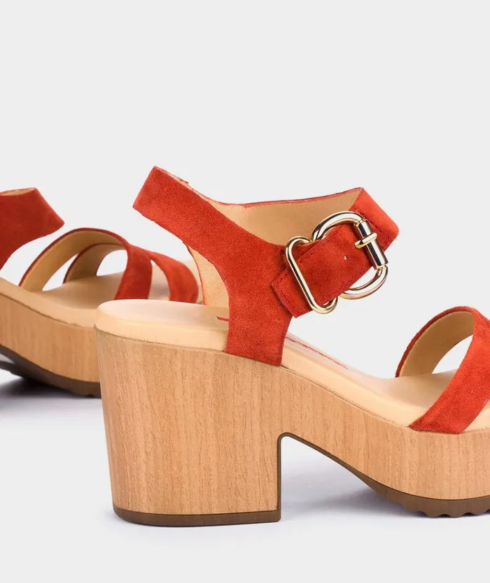 Pedro Miralles Heeled Sandals NIGARA Baby Silk Teja 8211 Woman Pedro Miralles Heeled Sandals NIGARA Baby Silk Teja 8211 Woman