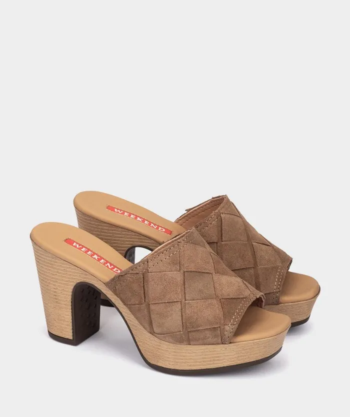 Pedro Miralles Heeled Sandals ONIL Velour Cuoio 8211 Woman Pedro Miralles Heeled Sandals ONIL Velour Cuoio 8211 Woman
