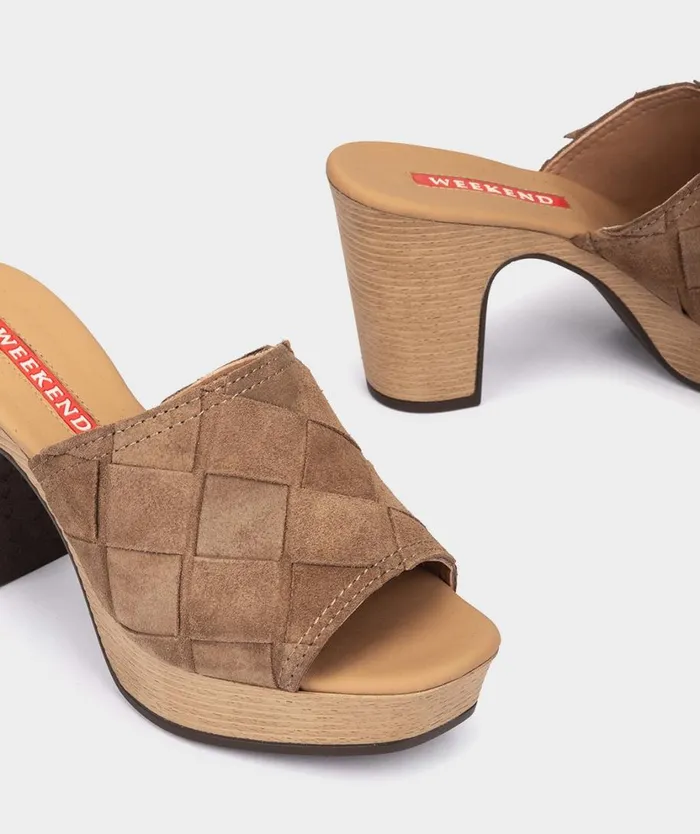 Pedro Miralles Heeled Sandals ONIL Velour Cuoio 8211 Woman Pedro Miralles Heeled Sandals ONIL Velour Cuoio 8211 Woman