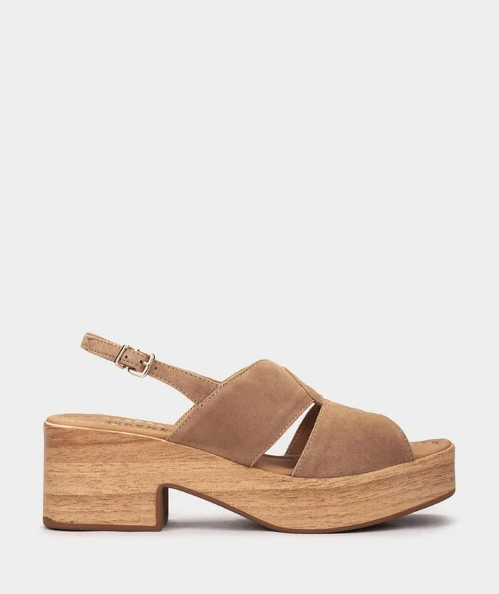 Pedro Miralles Heeled Sandals OREGN Amalfi Cuoio 8211 Woman