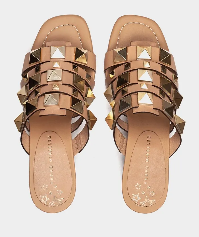 Pedro Miralles Heeled Sandals OROPESA Vitello Camel 8211 Woman Pedro Miralles Heeled Sandals OROPESA Vitello Camel 8211 Woman