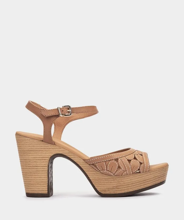 Pedro Miralles Heeled Sandals PADOVA Alfa Caramel 8211 Woman Pedro Miralles Heeled Sandals PADOVA Alfa Caramel 8211 Woman