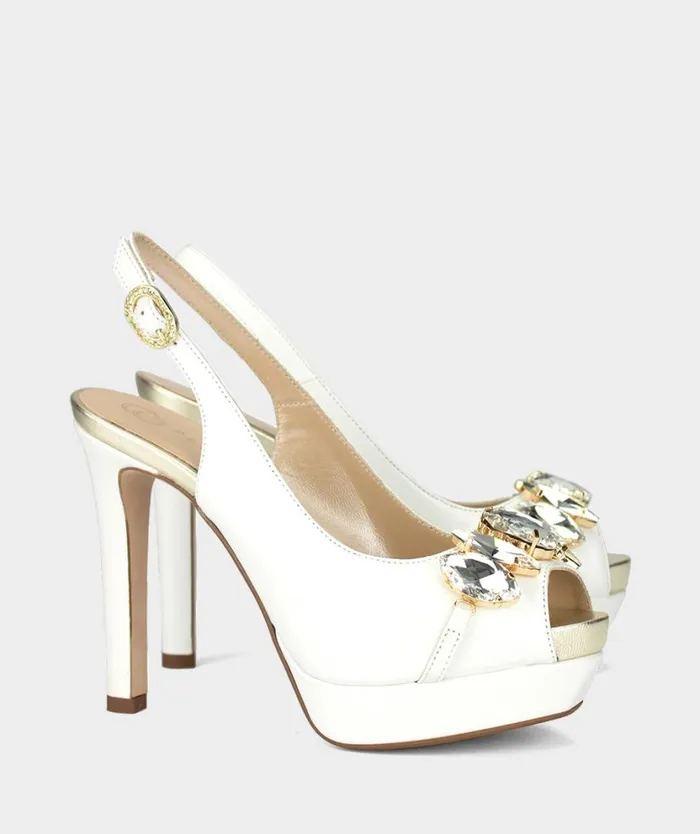 Pedro Miralles Heeled Sandals PARGAS Nacarado Perla 8211 Woman Pedro Miralles Heeled Sandals PARGAS Nacarado Perla 8211 Woman