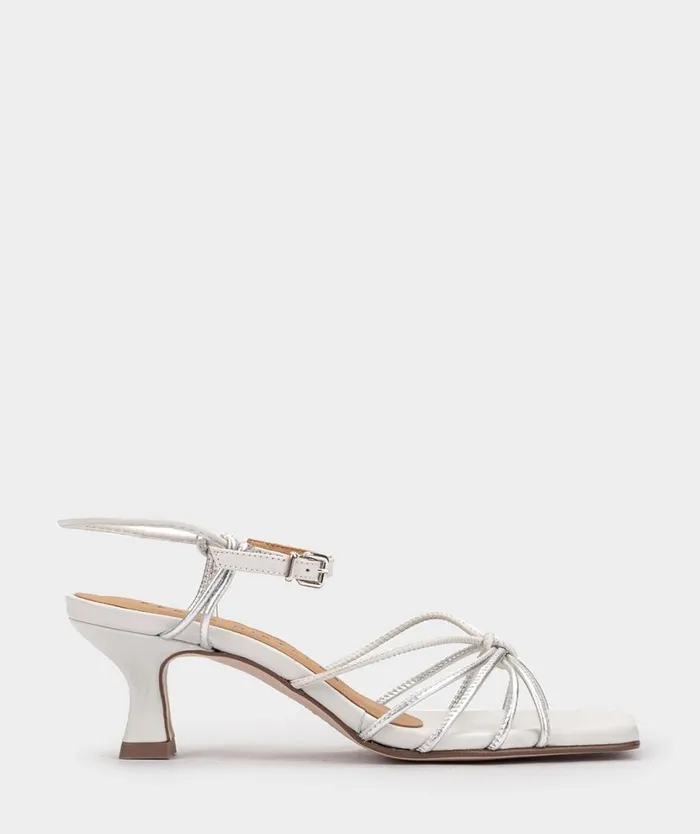 Pedro Miralles Heeled Sandals PARIS Napa Metal Plata 8211 Woman Pedro Miralles Heeled Sandals PARIS Napa Metal Plata 8211 Woman