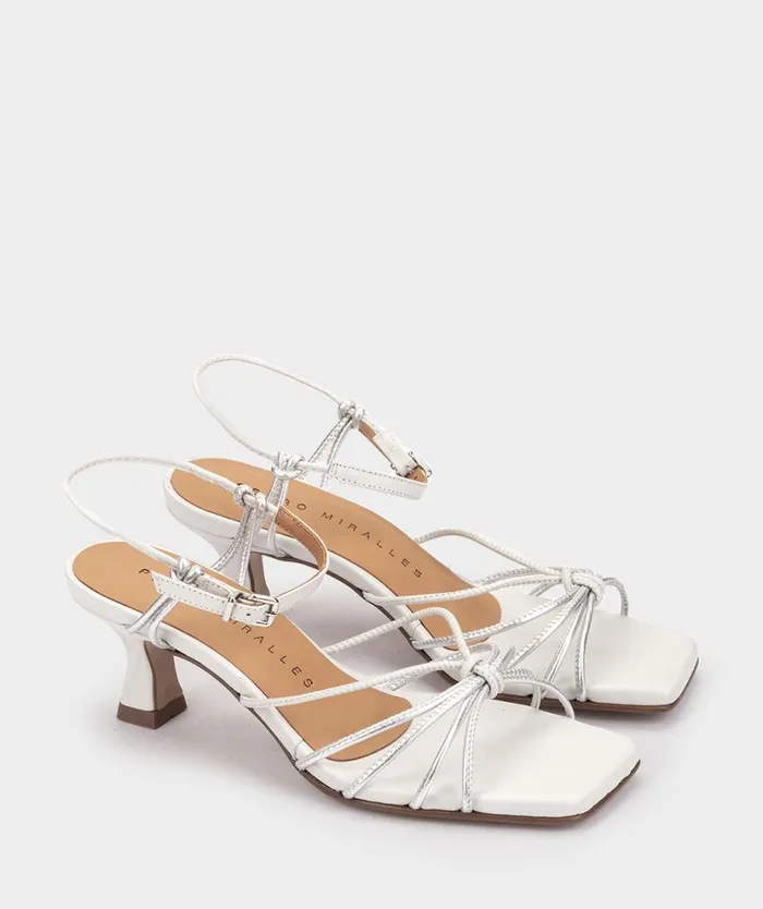 Pedro Miralles Heeled Sandals PARIS Napa Metal Plata 8211 Woman Pedro Miralles Heeled Sandals PARIS Napa Metal Plata 8211 Woman