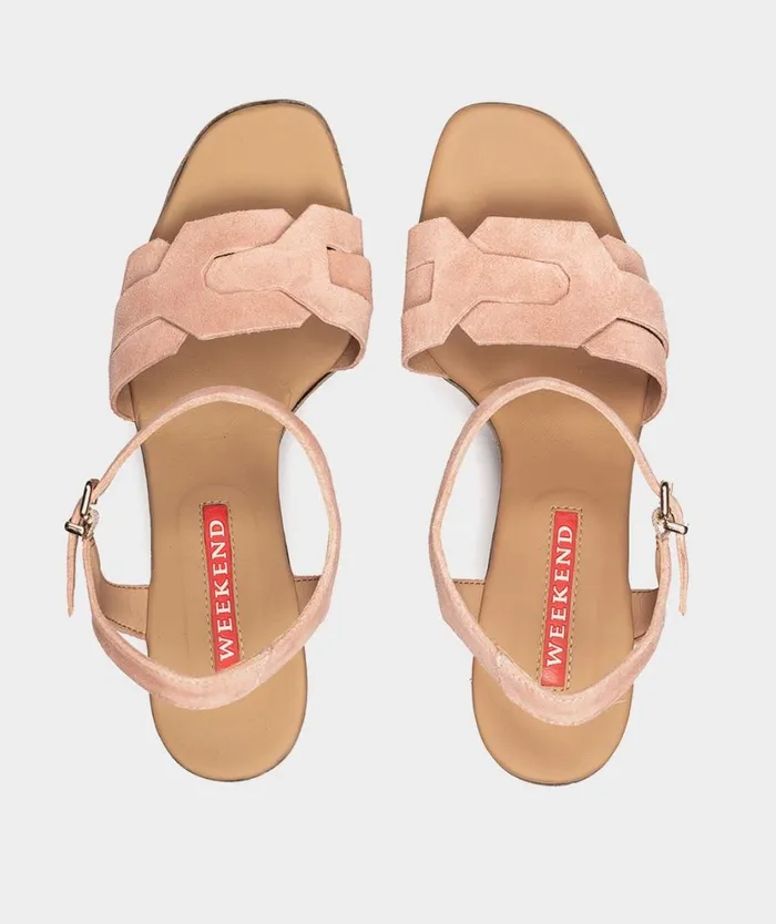 Pedro Miralles Heeled Sandals PISA Velour Tulipan 8211 Woman Pedro Miralles Heeled Sandals PISA Velour Tulipan 8211 Woman
