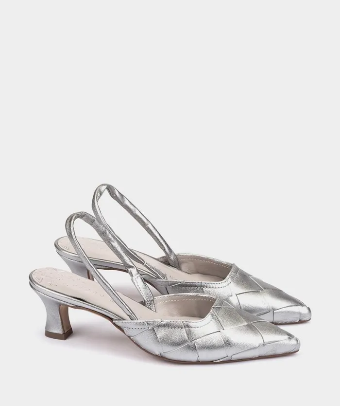 Pedro Miralles Heeled Sandals PLASENIA Napa Metal Acero 8211 Woman Pedro Miralles Heeled Sandals PLASENIA Napa Metal Acero 8211 Woman