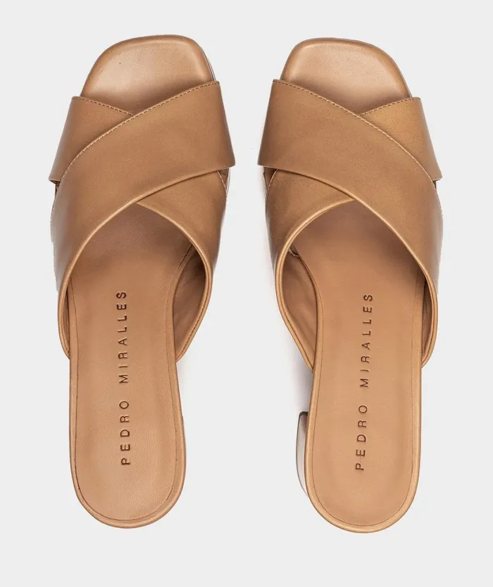 Pedro Miralles Heeled Sandals PORTLAND Vitello Camel 8211 Woman Pedro Miralles Heeled Sandals PORTLAND Vitello Camel 8211 Woman