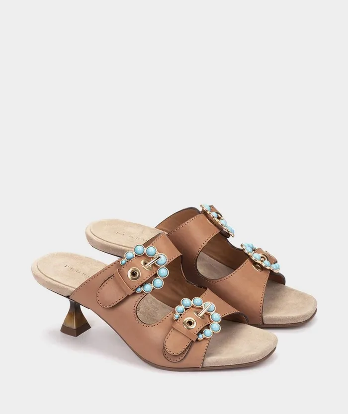 Pedro Miralles Heeled Sandals POZUELO Alfa Caoba 8211 Woman Pedro Miralles Heeled Sandals POZUELO Alfa Caoba 8211 Woman