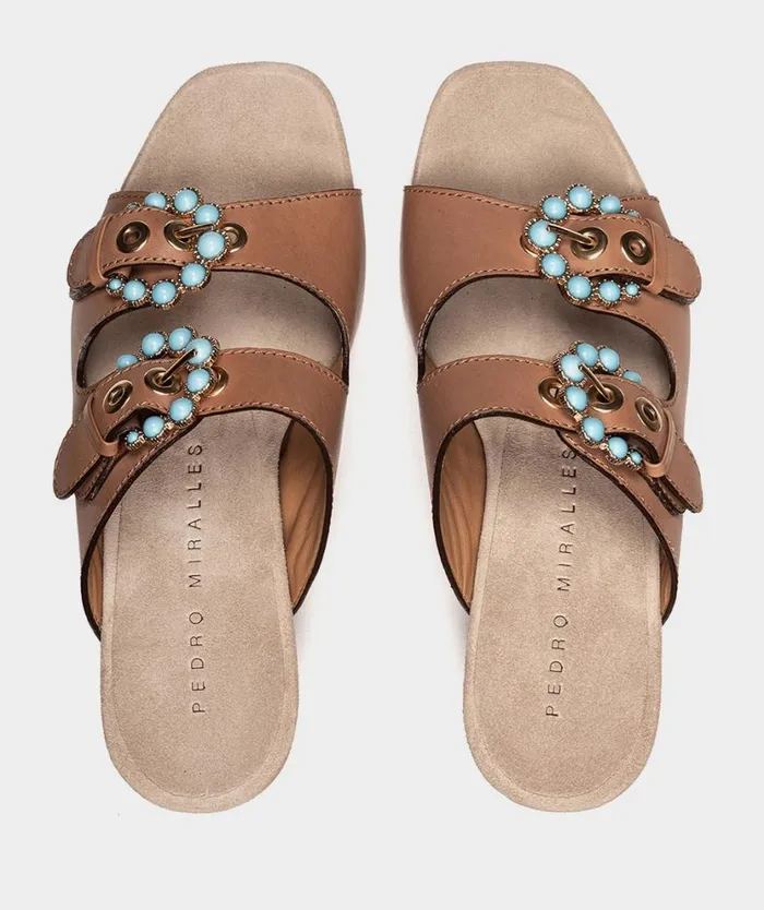 Pedro Miralles Heeled Sandals POZUELO Alfa Caoba 8211 Woman Pedro Miralles Heeled Sandals POZUELO Alfa Caoba 8211 Woman