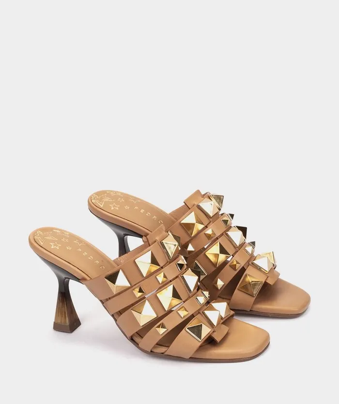 Pedro Miralles Heeled Sandals RIENNE Vitello Camel 8211 Woman Pedro Miralles Heeled Sandals RIENNE Vitello Camel 8211 Woman
