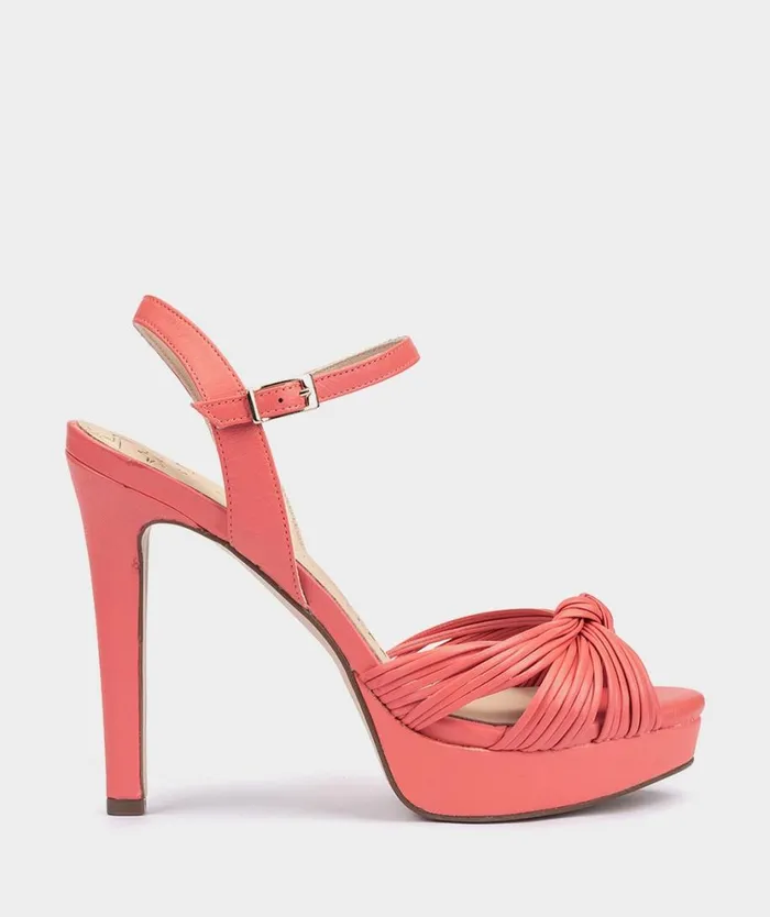 Pedro Miralles Heeled Sandals SAMOA Cloud Corallo 8211 Woman